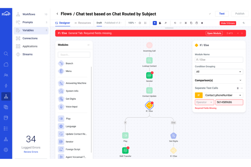 Flows Chat text Based on Chat Routed by Subject