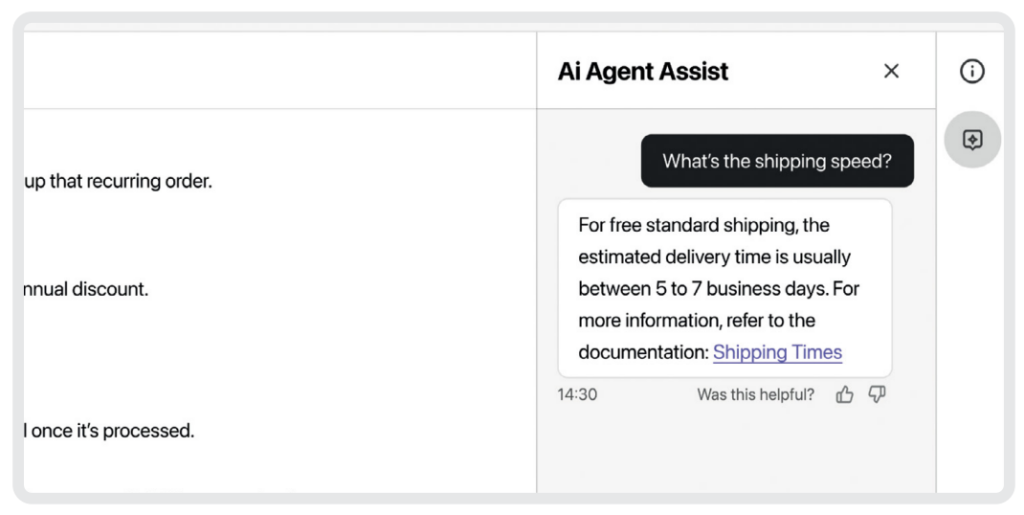 AI Agent assist for contact centre